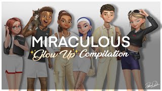 Best Of Miraculous ✨ GLOW UP Compilation art drawing digitalart [upl. by Esinyt]