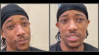 DeMar DeRozan on Kyle Lowry’s trade from Miami to Charlotte Hornets [upl. by Willey]