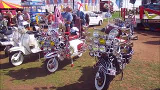 Torbay Mods Scooter Club at Paignton Regatta 2017 [upl. by Qulllon]