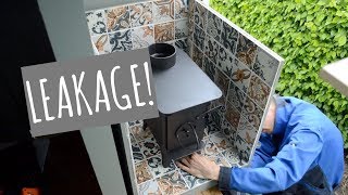 Woodburner and Leakages  Campervan Conversion [upl. by Razaile288]