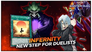 Infernity Deck with New Support Post New Step for Duelists YuGiOh Master Duel [upl. by Ahseiym]