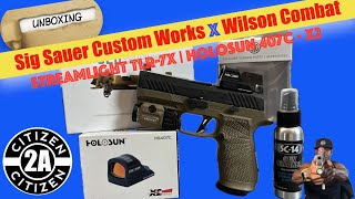 Ultimate P320 Custom Build Wilson Combat Sig Custom Works FCU Streamlight TLR7X Holosun 407C X2 [upl. by Odlanir]