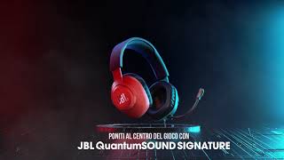 JBL Quantum 100N  Cuffie gaming circumaurali cablate con microfono rimovibile [upl. by Broeker]