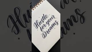 Brush lettering brushlettering calligraphy artwork artvideo calligraphyart handlettering [upl. by Ytsim23]