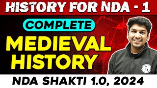 NDA History  Medieval History  NDA 1 2024  Defence Wallah [upl. by Refenej]