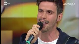 Lorenzo Baglioni a Sanremo 2018  Domenica In 14012018 [upl. by Eillim]