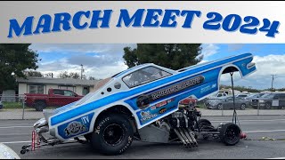 Famoso March Meet 2024 TOP FUEL Nostalgia [upl. by Czarra562]