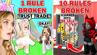 Who Can BREAK The MOST RULES In Adopt Me Sanna Vs Moody Roblox [upl. by Andel945]