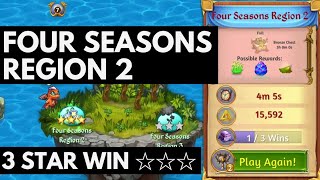 Merge Dragons Four Seasons Region 2 • 3 Stars On 1st Win ☆☆☆ [upl. by Belayneh344]