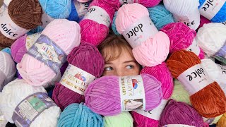 BIGGEST YARN HAUL EVER  150 Skeins Market Prep Crochet Injury [upl. by Ailecec707]