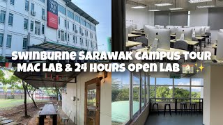 Swinburne Sarawak Campus Tour 2024  Mac Lab  24 Hours Open Lab 🖥️✨ [upl. by Ellerad515]