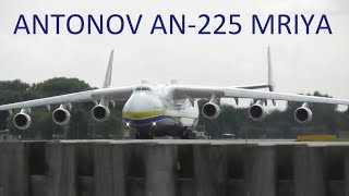 ANTONOV AN225 MRIYA At RAF Brize Norton Worlds Biggest Aircraft [upl. by Springer]