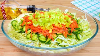 Dieses Rezept kennen nur wenige Dieser Salat ist so lecker dass Sie ihn immer wieder kochen werden [upl. by Philpot]