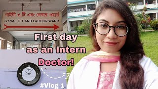 Internship diaries Vlog1  First day as an Intern Doctor  Mymensingh medical college  SuraiaBethee [upl. by Ehcrop599]