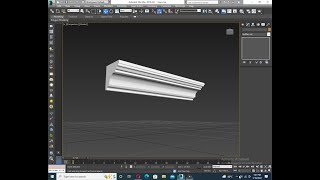 HOW TO CREATE GYPSUM CORNICE MODEL IN 3DS MAX [upl. by Trask]