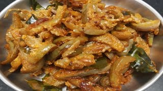 கத்திரிக்காய் பொரியல்  Kathirikai Poriyal Recipe in Tamil  Brinjal Varuval  Easy Poriyal Vagaigal [upl. by Ahsien]