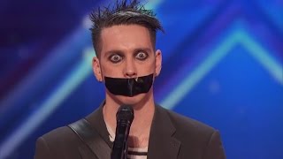 Americas Got Talent  Tape Face All Acts [upl. by Adnohsat]