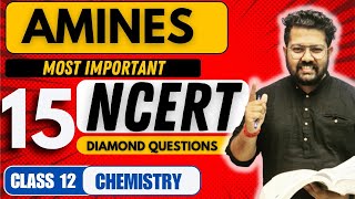 Class 12 Chemistry  Most Important NCERT Questions of Amines  Bharat Panchal Sir [upl. by Llorre]