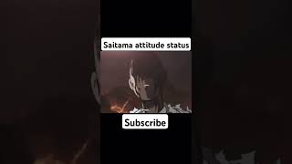 Saitama attitude status 😤🥶 plz subscribe 🙏onepunchman animeedit genos [upl. by Capon]