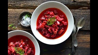 Vegetarian Borscht Recipe [upl. by Arlyne]