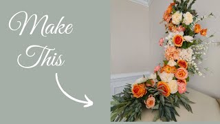 FLORAL ARRANGEMENT FOR LECTERN DECORATING IDEA FOR LECTERN WEDDINGS OR EVENT [upl. by Nanek]