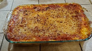 delicious lasagna using cottage cheese instead of ricotta [upl. by Angadresma566]