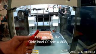 XYZ Printing Da vinci 3D Printers  Side Loading 3rd Party GCode Files [upl. by Pahl]