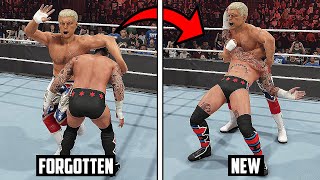 50 FORGOTTEN Vs NEW FINISHERS IN WWE 2K24 [upl. by Akeemahs420]