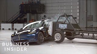 Why Teslas Model 3 Received A 5Star Crash Test Rating [upl. by Buerger205]