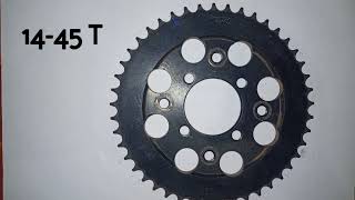 Raider 150 carb Sprocket set comparison 1442T  1445T 1339T GPS vs Speedometer [upl. by Dorthea]