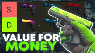 Best Value for Money CS2 Glock18 Tier List [upl. by Arriek727]