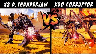 50 Corruptors vs 2 Daemonic Thunderjaws M vs M [upl. by Gnuy]