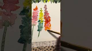 Easy Watercolor Flowers for Beginners [upl. by Ela752]