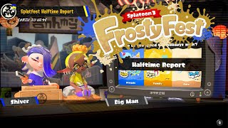 Halftime Winner is Frosty Fest in Splatoon 3 [upl. by Philips]