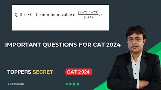 EquationAlgebra  Learn Toppers Secret  Cat Practice Question Prepare for CAT 2024 [upl. by Nilved433]