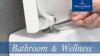 How to install  SupraFix for compact WC  Villeroy amp Boch [upl. by Idnarb]