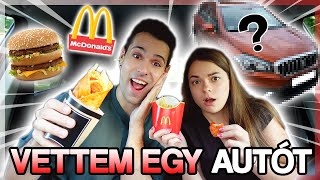 VETTEM EGY KOCSIT DE NINCS JOGSIM 🚘😱 upszi McDonalds Mukbang [upl. by Atinit]