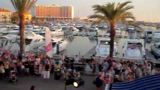 Vilamoura Marina Dance amp Singing Show  Algarve Portugal [upl. by Heger]