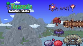 Terraria Clicker Class vs Calamity  All PreHardmode Bosses NOHIT [upl. by Osanna]