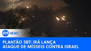 Irã lança ataque de mísseis contra Israel governo israelense entra em alerta [upl. by Trammel916]