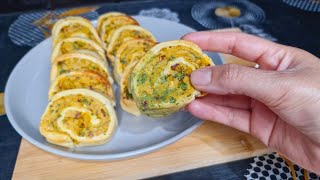 yummy Samosa Pinwheels puff pastry samosa pinwheels [upl. by Ahsieyk413]