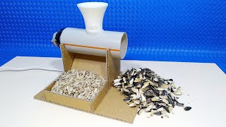 How to make a Sunflower seed cracking machine at home  DIY Kwaci Peeler [upl. by Sabra]