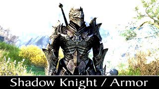 Skyrim Special Edition ▶️Shadow Knight  Armor◀️ Mini Mod Showcase [upl. by Merceer]