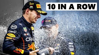 Max Verstappen  10 F1 Wins in a Row [upl. by Ziul721]