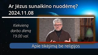 Ar Jėzus sunaikino nuodėmę  241108 [upl. by Aiekat275]