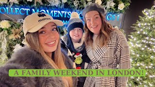 A FAMILY WEEKEND IN LONDON  VLOG 1 [upl. by Pero]