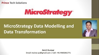 MicroStrategy Tutorial  MicroStrategy Data Modelling and Data Transformation Part4 of 60 [upl. by Marola]