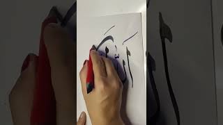 quotAllah U Akbarquot arabic calligraphy islamicarabiccalligraphy trendingshorts calligraphy [upl. by Dlarej]