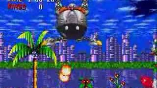 Retro Sonic No Rings Knux  Sonic Vs EggGarden Boss [upl. by Hedges]