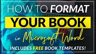 Stepbystep Guide Formatting Your Book For Print In Ms Word [upl. by Wasserman]